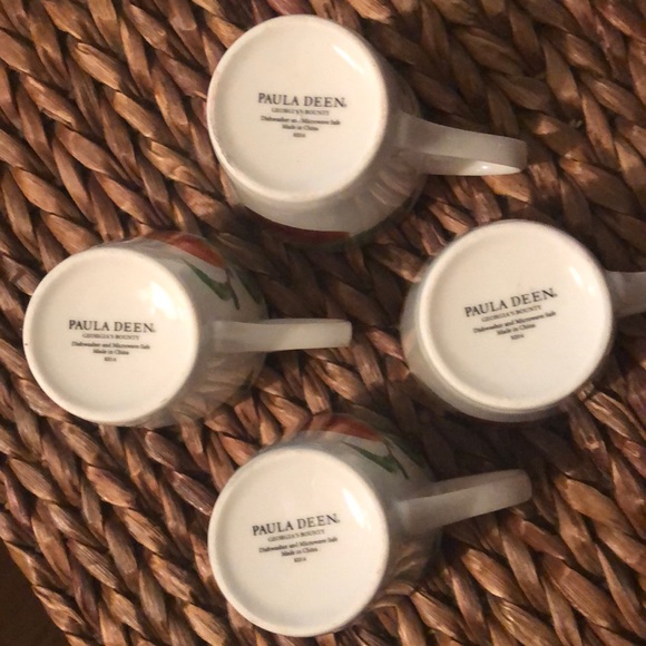 Paula Deen 4pc Set NEW “Georgia’s Bounty”Peach 🍑Apple 🍎 - Picture 7 of 7